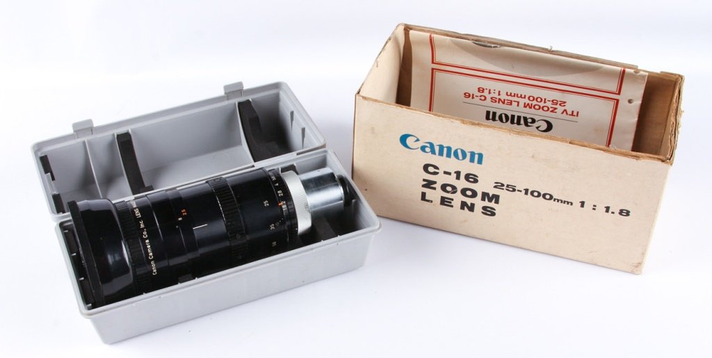 CANON TV-16 25-100MM CAMERA LENS (1 of 5)