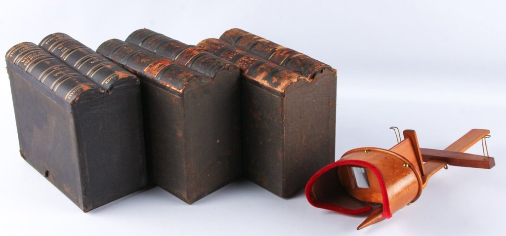 LOT OF 6 VOL WW1 KEYSTONE STEREOGRAPH CARDS VIEWER (1 of 7)