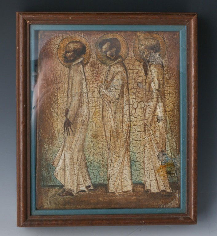 RELIGIOUS ICON THREE SAINTS (1 of 5)