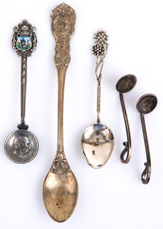 5 925 SILVER DEMITASSE SPOONS REED & BARTON & MORE (1 of 4)