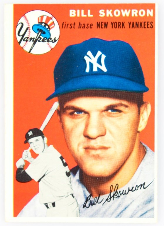 1954 TOPPS 239 BILL SKOWRON BASEBALL CARD (1 of 2)