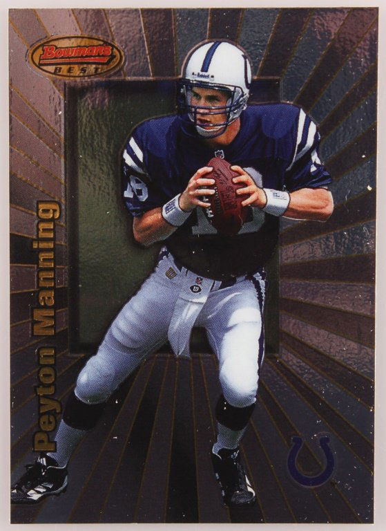 1998 BOWMAN'S BEST 112 PEYTON MANNING CARD (1 of 2)