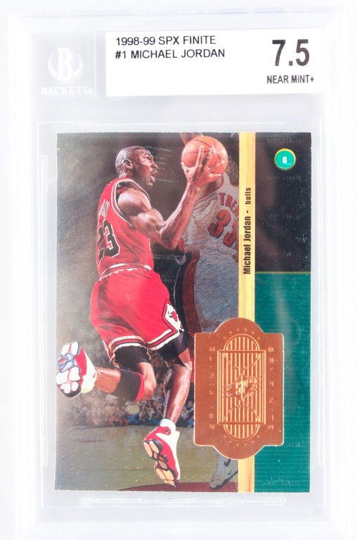 BECKETT GRADED SPX FINITE 1998-99 MICHAEL JORDAN (1 of 2)