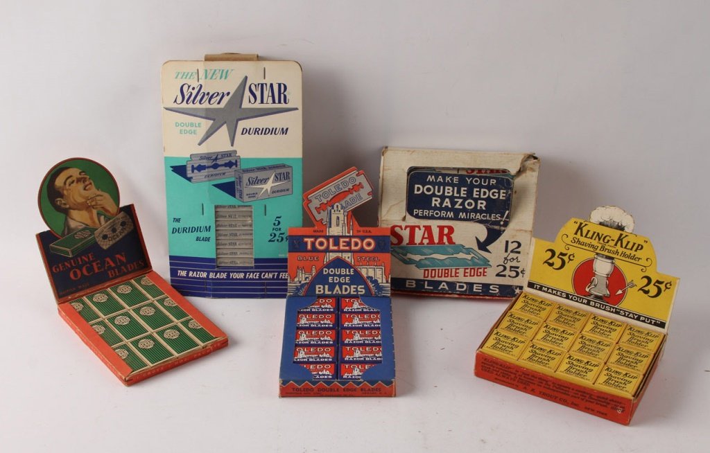 LOT OF 5 COUNTERTOP MIXED MAKERS RAZOR BLADE BOXES (1 of 5)