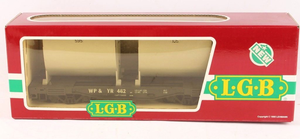 LGB 4086 WHITE PASS & YUKON RAILROAD ORE CAR: LGB 4086 WHITE PASS & YUKON RAILROAD ORE CAR Includes original box. Shipping / Pickup: We Can Ship This Item Lot Location: #1 - Manor's Gallery