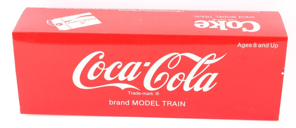 LGB TRAINS "CAN'T BEAT THE FEELING!" COCA-COLA CAR: LGB TRAINS "CAN'T BEAT THE FEELING!" COCA-COLA CAR Serial number 4391. Includes original box. Shipping / Pickup: We Can Ship This Item Lot Location: #1 - Manor's Gallery