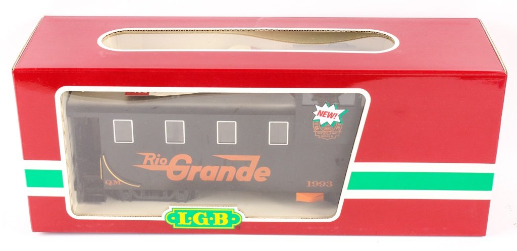 LGB TRAINS 42710 D&RG CABOOSE / QUEEN MARY: LGB TRAINS 42710 D&RG CABOOSE / QUEEN MARY Includes original box. Shipping / Pickup: We Can Ship This Item Lot Location: #1 - Manor's Gallery