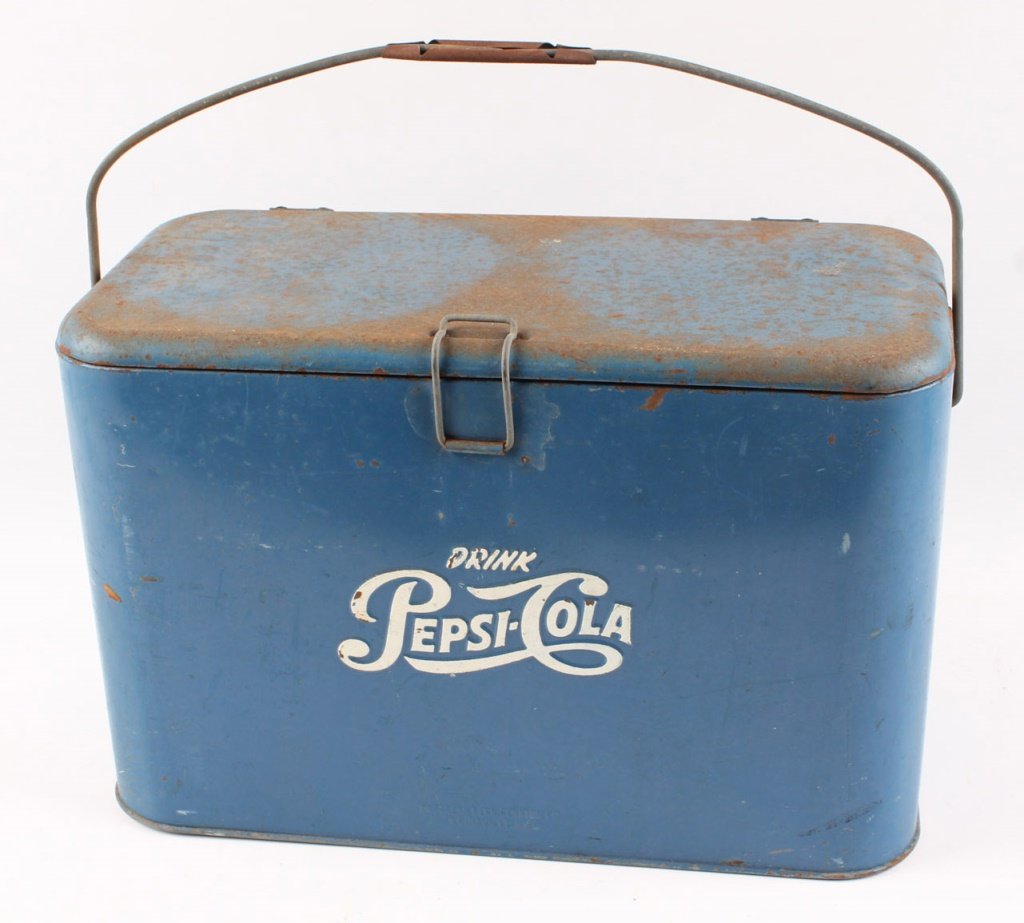 1950's PEPSI COOLER ICE CHEST (1 of 3)