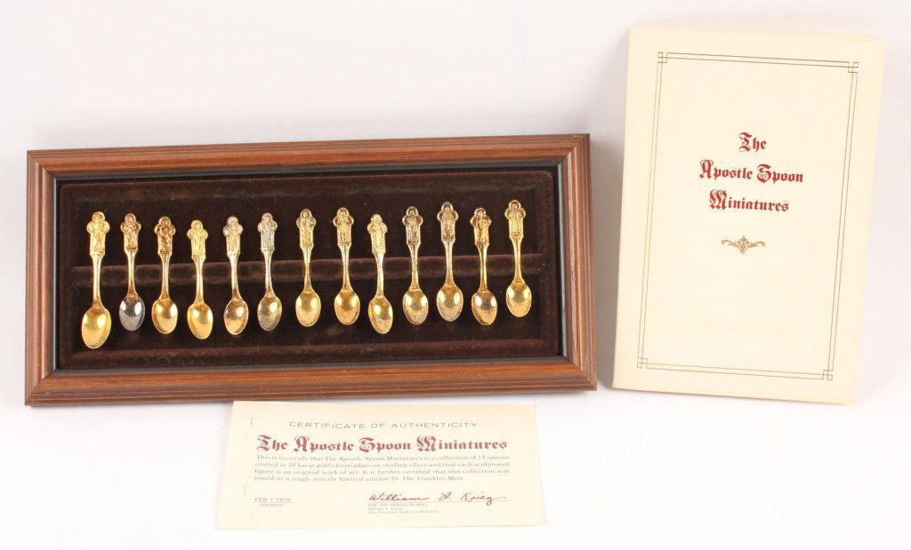 THE APOSTLE STERLING SPOON MINIATURES COLLECTION (1 of 4)
