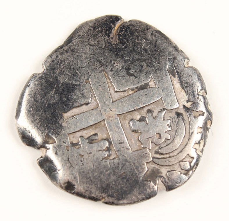 1762 UNKNOWN MINT SPANISH COB PILLAR TYPE 2 REALES (1 of 2)