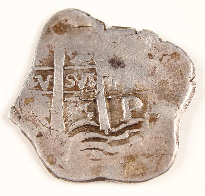 1651-1773 POTOSI MINT SPANISH COB PILLAR 2 REALES (1 of 2)