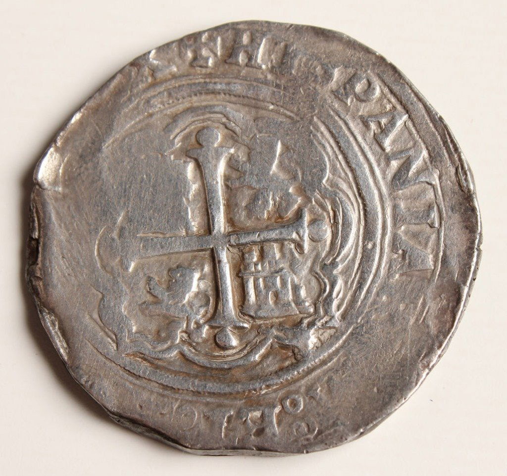 1700 - 1746 MEXICO CITY MINT SPANISH COB 4 REALES (1 of 2)