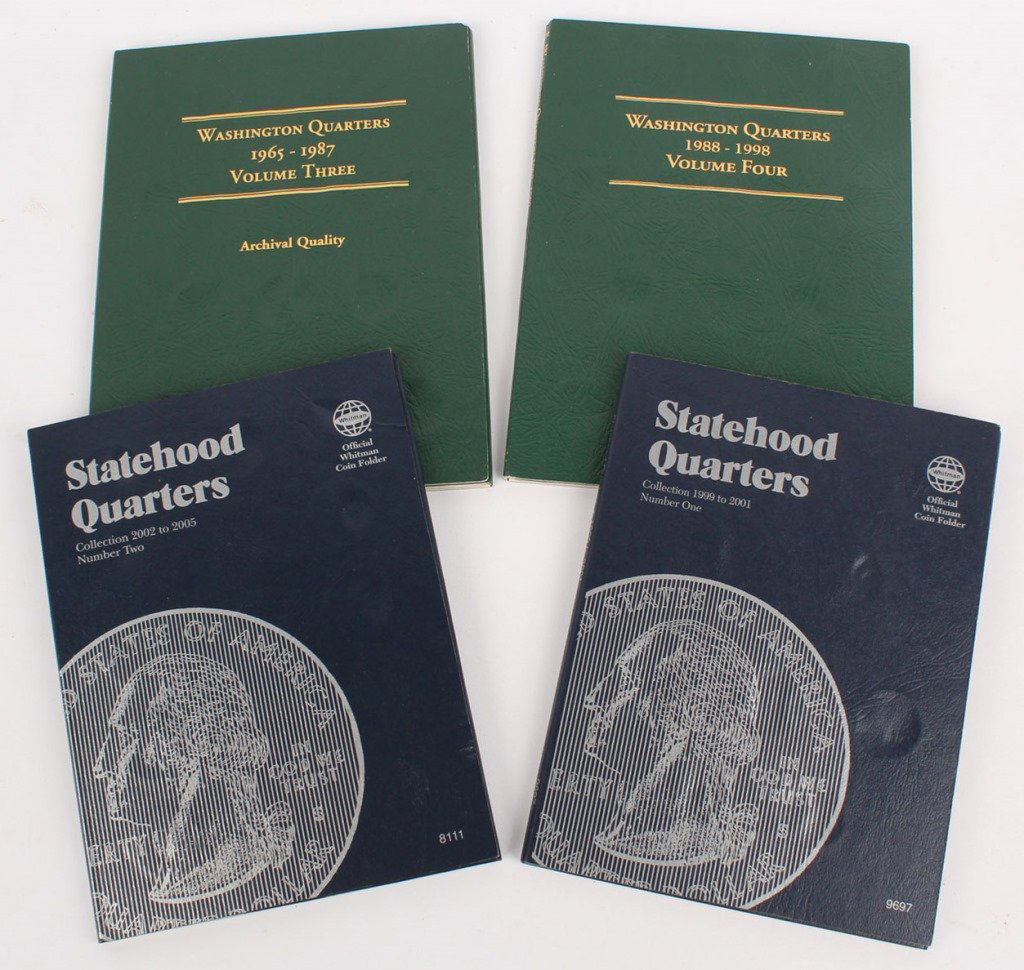 (4) FULL BOOK WASHINGTON QUARTER COLLECTION 1965- (1 of 3)