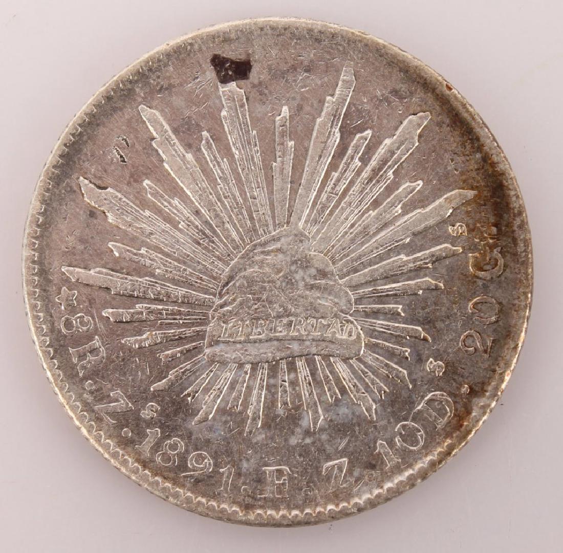 1891 REPUBLICA MEXICANA SILVER 8 REALES (1 of 2)