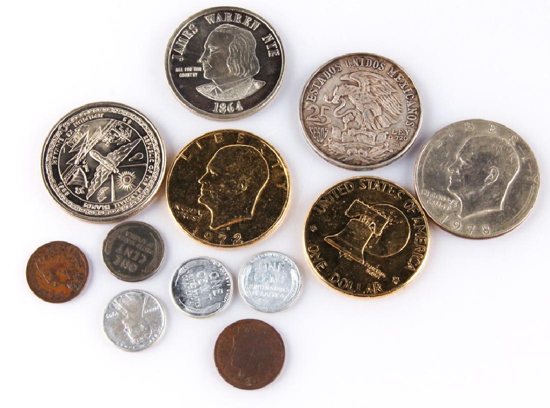 US COINS AND MEXICO .720 SILVER 25 PESOS (1 of 4)