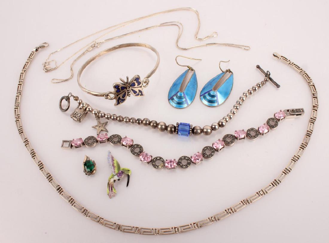 LADIES 925 SILVER BRACELETS EARRINGS & MORE (1 of 4)