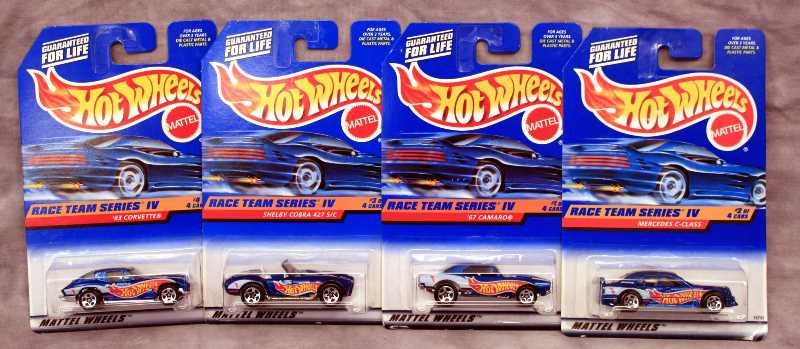 Collectibles: Special Series Hot Wheels Collector Set -4 of 4 Race Team Series Issue date