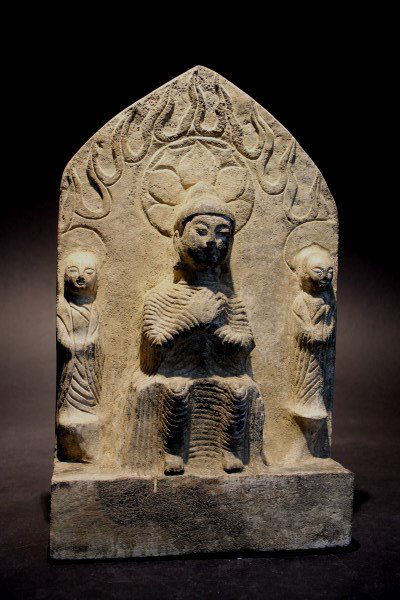 Northern Wei Style Carved Stone Group (1 of 5)