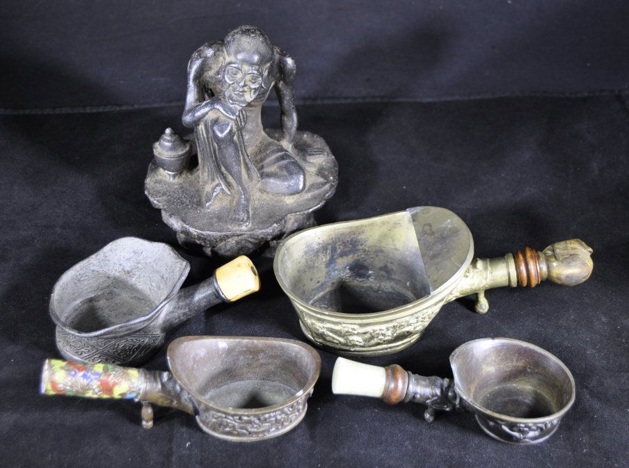 Five Chinese Cast Bronze and Iron Articles (1 of 4)