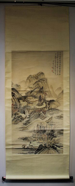 Chinese Scroll Painting - Landscape (1 of 2)