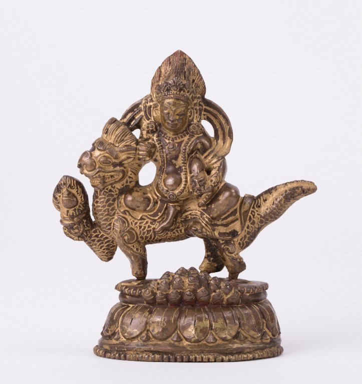 TIBETAN GILD BRONZE DEITY (1 of 4)