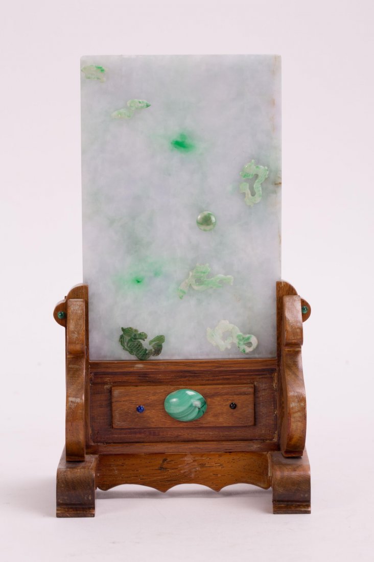 CHINESE JADEITE TABLE SCREEN (1 of 5)