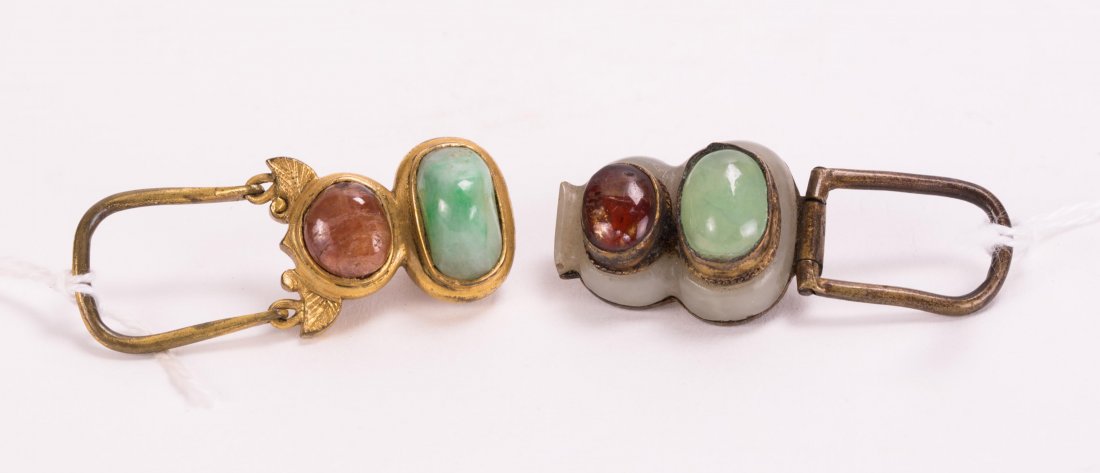 TWO BUCKLE INLAID SEMI STONES (1 of 5)