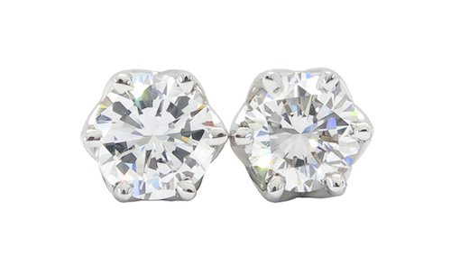 Certified D Color Internally Flawless Diamond Earrings