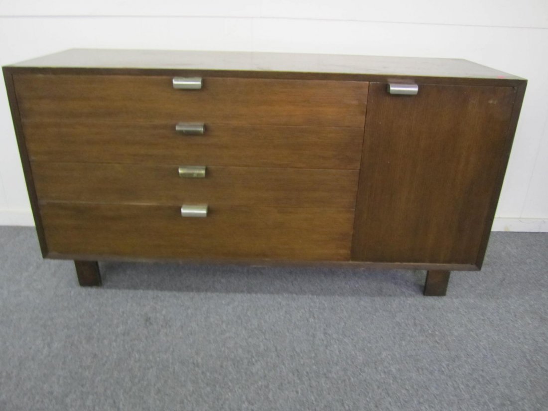George Nelson 4 Drawer Walnut Credenza  Herman Miller (1 of 9)
