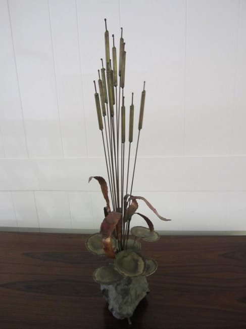 C.Jere Style Son-ambient Cattails Table Sculpture (1 of 4)