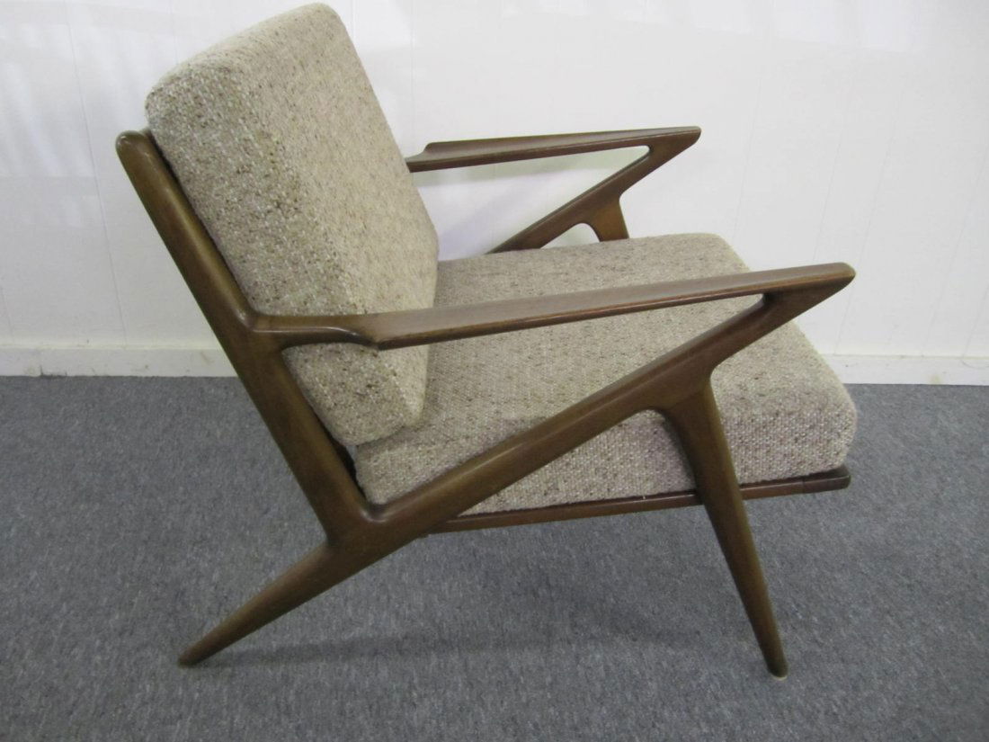 Lovely Poul Jensen Walnut Z Lounge Chair (1 of 5)