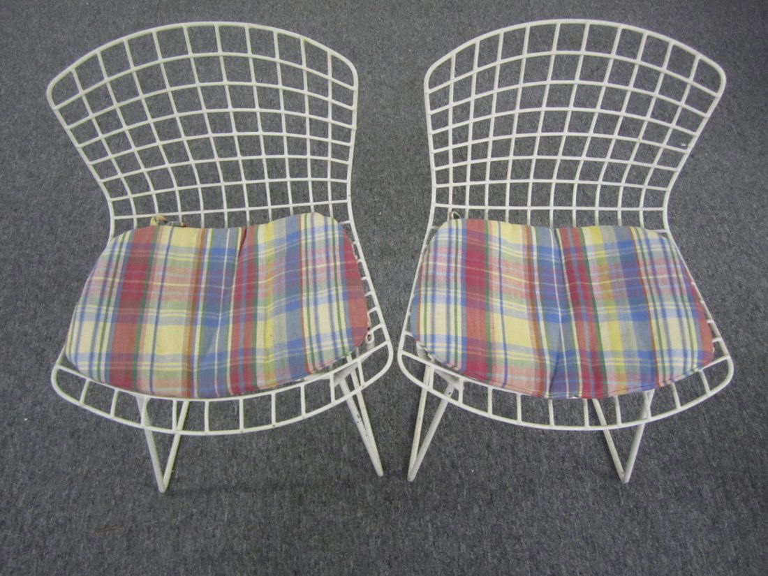 Charming Pair Harry Bertoia Childrens Chairs (1 of 5)