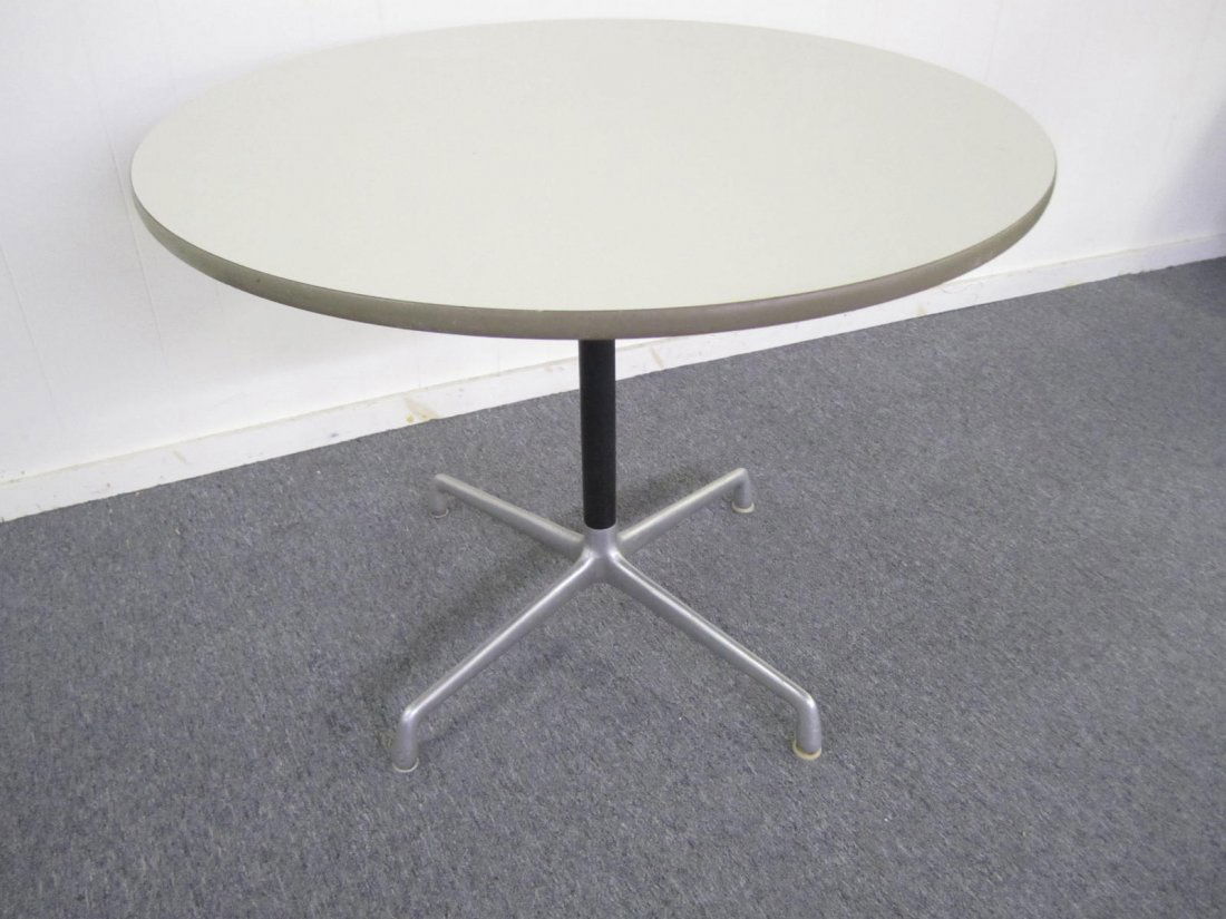 Signed Herman Miller Round Dining Table (1 of 4)