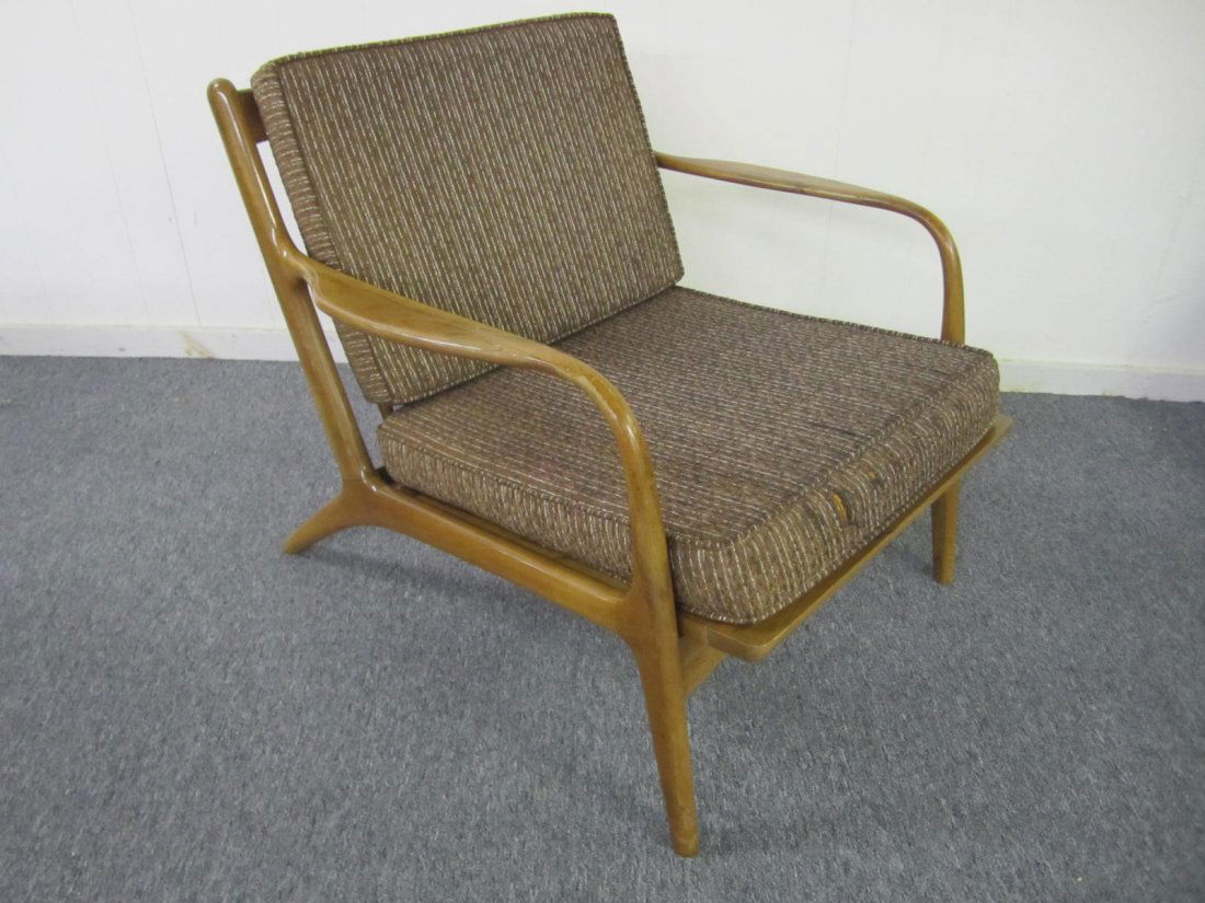 Danish Modern Walnut Lounge Chair (1 of 5)