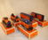 697: ABT: 5 Mint Org/Blue Lionel Lines Freight Cars/Obs