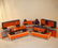 697: ABT: 5 Mint Org/Blue Lionel Lines Freight Cars/Obs - 2