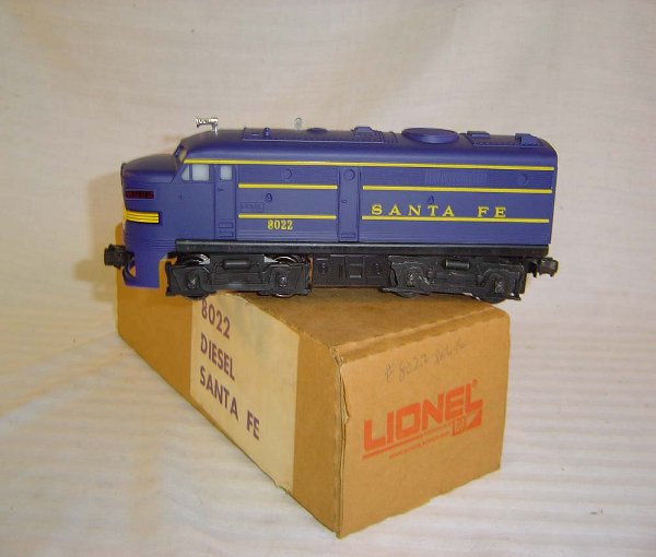 ABT71 Mint Lionel #8022 SF Alco A/Sep.Sale OB