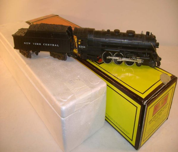 ABT: MTH #MT-1103 NYC Hudson Engine & Tender / OB: Paul V. Ambrose and Drew J. Bauer present: These are the #MT-1103 New York Central "5344" Hudson Steam Switcher and Tender with Whistle that MTH made a few years ago in O Gauge. Our Opinion is that th