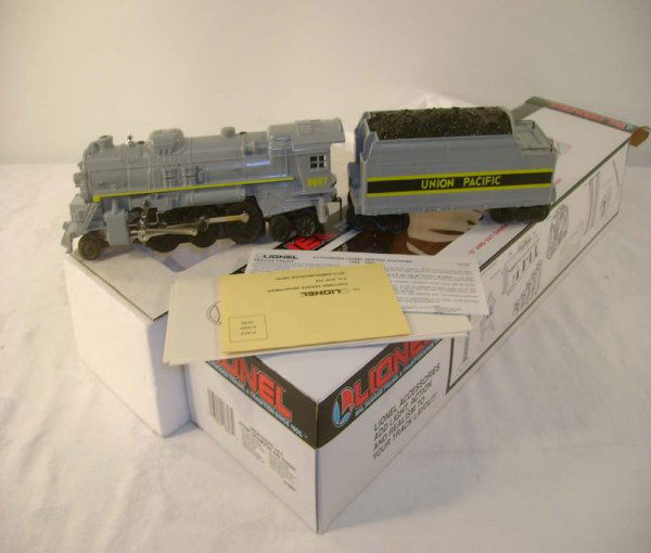 ABT: Lionel #18607 UP 2-6-4 Engine & Tender/OB: Paul V. Ambrose and Drew J. Bauer present: These are the #18607 Union Pacific Diecast 2-6-4 Steam Engine with Headlight and Smoke and Tender that Lionel made a few years ago. Our Opinion is that they