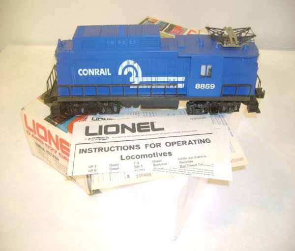 ABT: Lionel #8859 Conrail Rectifier/Nice OB: Paul V. Ambrose and Drew J. Bauer present: This is the #8859 Conrail Rectifier that Lionel made in the later 1970s. Our Opinion is that it is generally in Like New Condition, no signs of use other tha