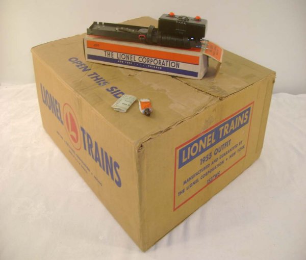 ABT: Brick Lionel #1537WS 1955 Freight Set Box: Paul V. Ambrose and Drew J. Bauer present: This is the Original Set Box for the #1537WS Freight Set that Lionel made circa 1955. This 027 Gauge Set would have included the #2065 Diecast Steam Engine w