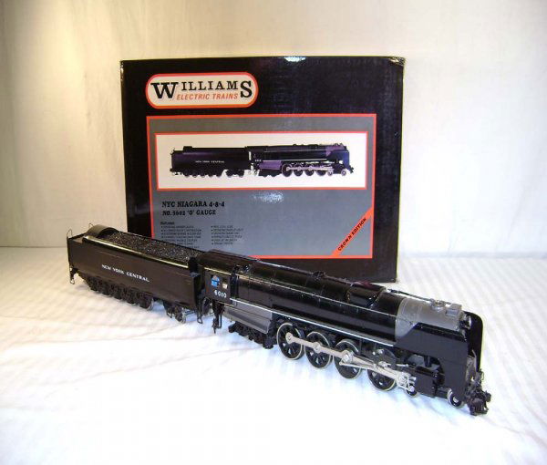 ABT: Williams #5602 NYC Niagara 4-8-4/ OB: Paul V. Ambrose and Drew J. Bauer present: These are the #5602 New York Central 4-8-4 Niagara Steam Engine and Tender that Williams made in O Gauge some years ago. Our Opinion is that they are general