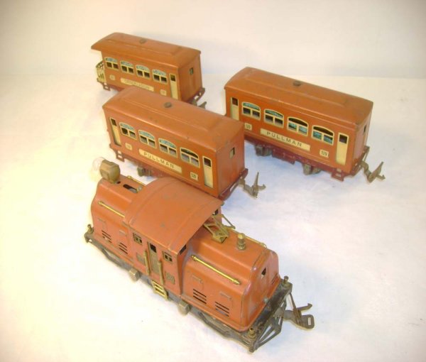 ABT: Lionel #252 Terra-Cotta w/#529/529/530 Cars