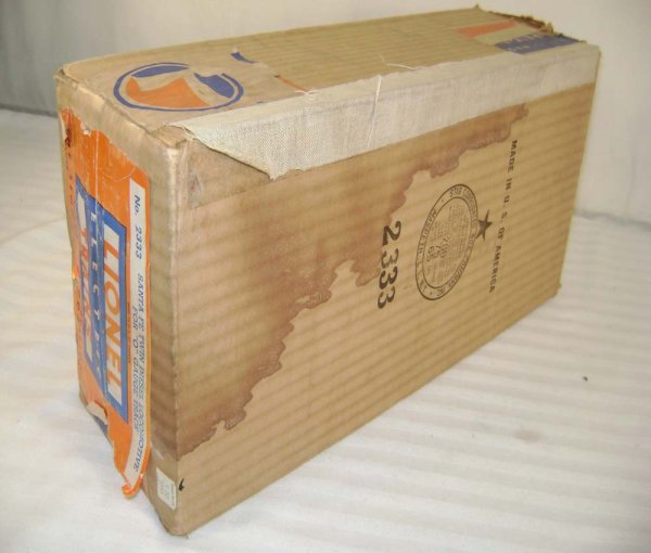ABT: Lionel #2333 SF F-3 1948 Label Master Carton - 7
