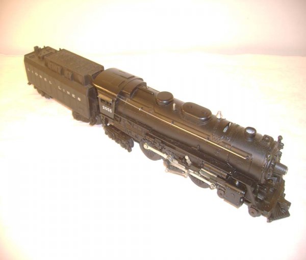 ABT: Lionel #2055 Steam & #6026W Tender: Paul V. Ambrose and Drew J. Bauer present: These are the #2055 Diecast Steam Engine with Smoke, Headlight and Magnetraction and the #6026W Whistle Tender that Lionel made in the early 1950s. White hea