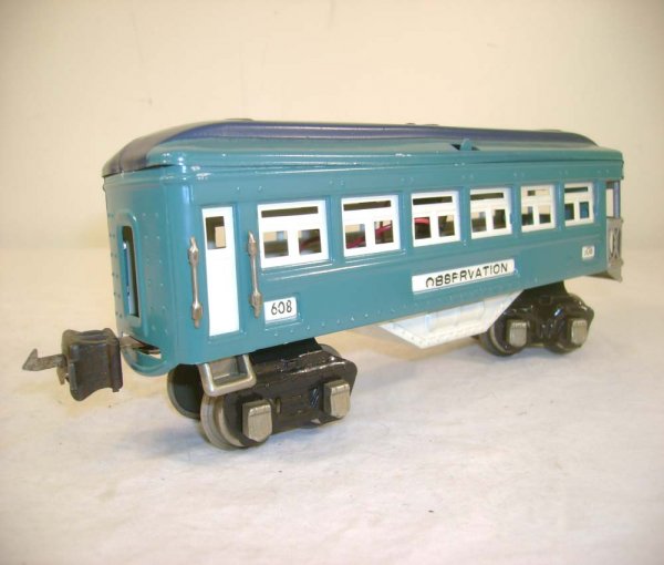 ABT: Lionel #603/607/607/608 Blue Comet Passenger Ca - 10