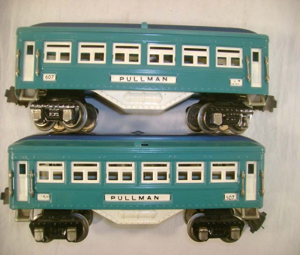 ABT: Lionel #603/607/607/608 Blue Comet Passenger Ca - 4