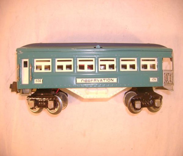 ABT: Lionel #603/607/607/608 Blue Comet Passenger Ca - 5