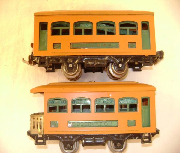 ABT: Lionel #248 Orange Electric w/#629/630 Passenge - 8