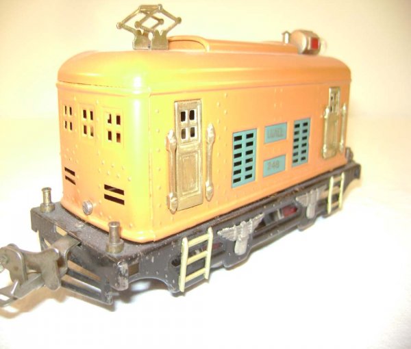 ABT: Lionel #248 Orange Electric w/#629/630 Passenge - 3